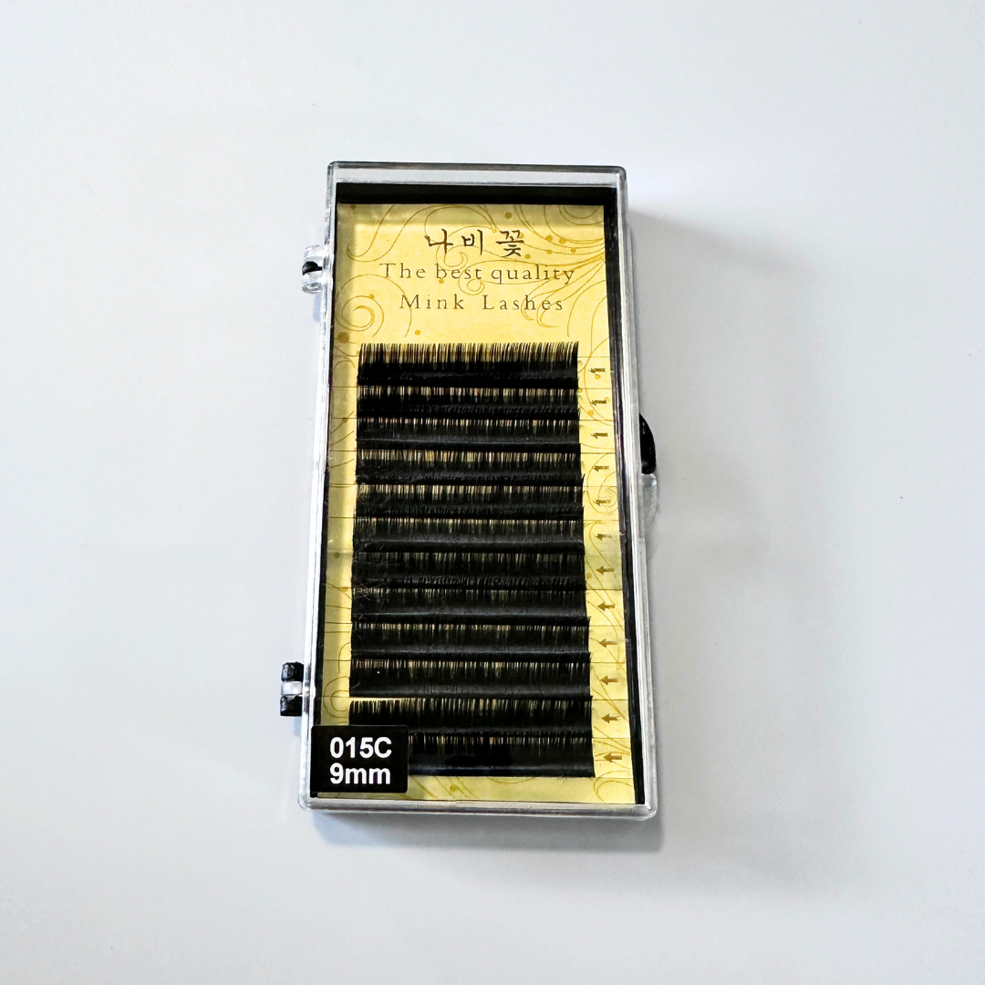 Mink Single Lash Extension Trays .15 C