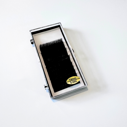 Single Lash extension trays .05 C 10mm-14mm
